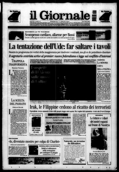 Il giornale : quotidiano del mattino